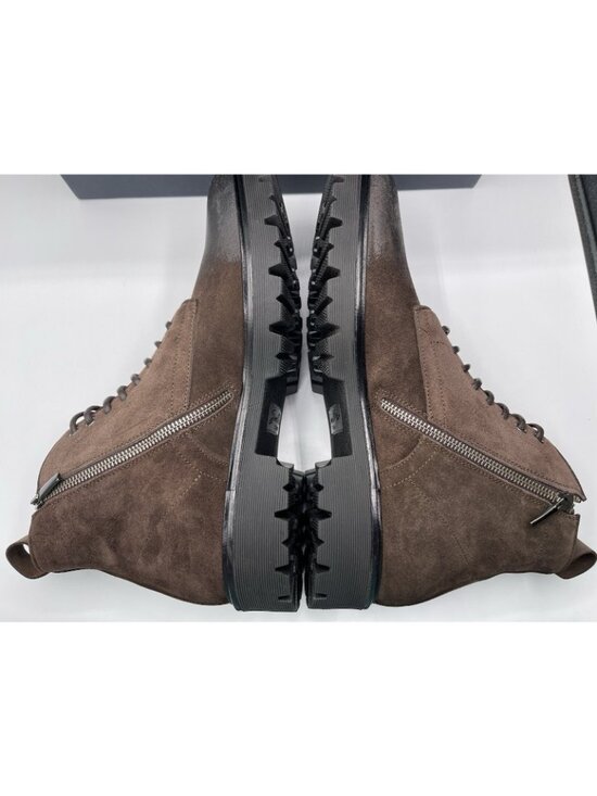 Good Man Brand Men\'s Size 11 Modern City Boot Italian Leather Brown Suede $268 main image 10